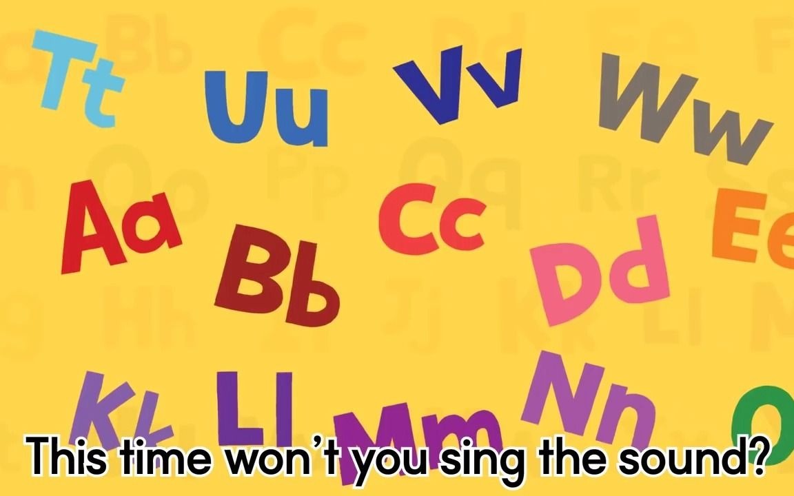 [图]少儿英语 自然拼读 字母歌 The Alphabet & Sound Song