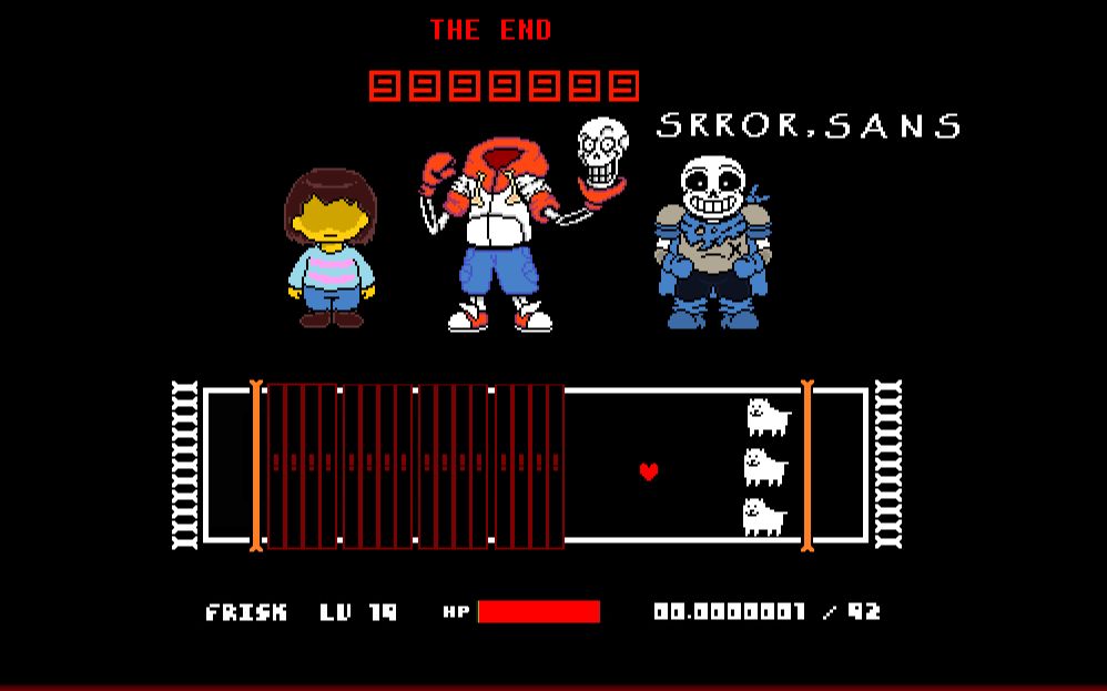 【ts!underswap】白萝卜审判战屠杀线通关!