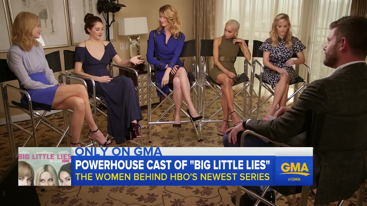 [图]Big Little Lies Interview with Reese Witherspoon, Nicole Kidman, Shailene Woodle