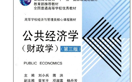 财政学上海财经大学主讲蒋洪 42讲哔哩哔哩bilibili