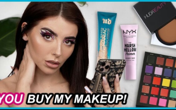 [图]【STEPHANIE TOMS】Subscribers BUY My Makeup!Testing NEW Products+FIRST IMPRESSIONS