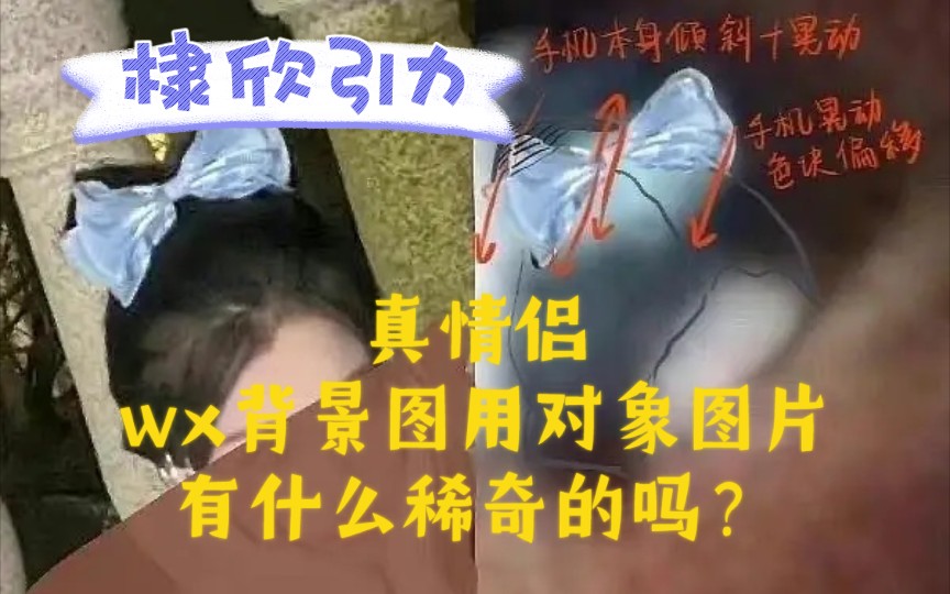 【唯粉不咯噔挑战】棣欣引力之王鹤棣用老婆照片当wx背景图 慢扒实录哔哩哔哩bilibili