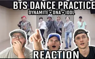 Télécharger la video: 【BTS reaction】从来不看kpop的外国小哥看“防弹Dynamite+DNA+IDOL舞蹈练习室”