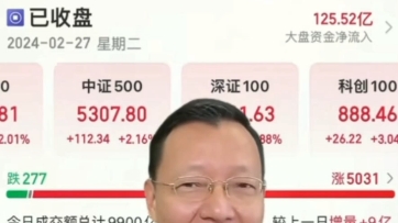 大盘暴涨5000家!李大宵:嘿嘿!勇气是需要奖励的!哔哩哔哩bilibili