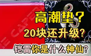 20块钱高潮垫？升级？铠雷你是什么神仙啊！新版提花乱纹+新版防水鼠标垫。