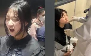 Descargar video: 女生一个哈欠让下巴脱臼，被老师拍下后的一个要求太过真实