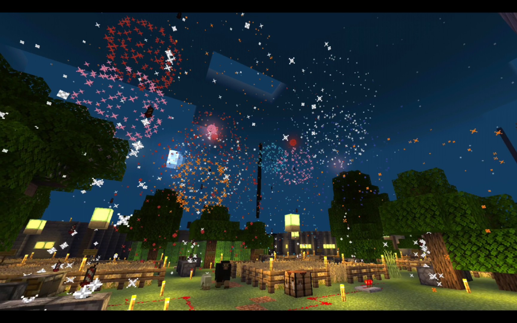 【我的世界】放烟花