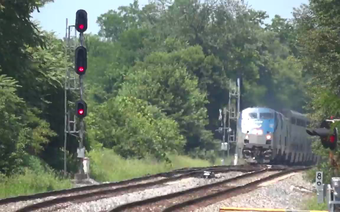 [图]Amtrak, CSX, MARC, & Norfolk Southern Trains in Shenandoah Junction