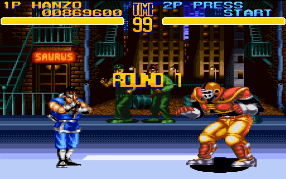 超任版《世界英雄2》,当年能在家玩到这款街机移植游戏算不错了