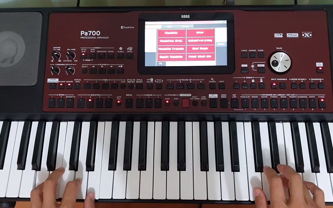 【电子琴/编曲键盘】korg pa700演奏《教父》主题曲