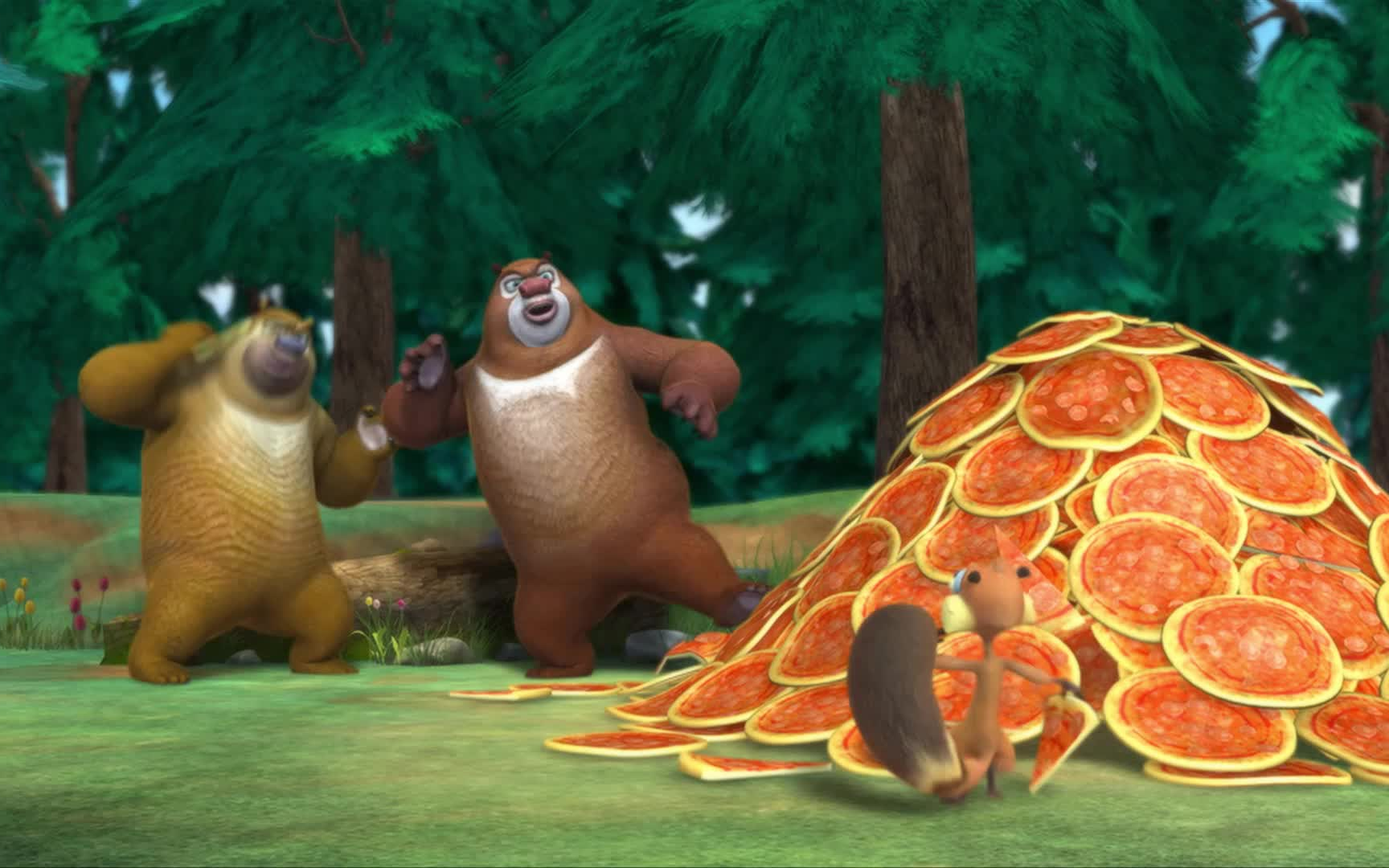 熊出没 22【披萨派对】超清楚