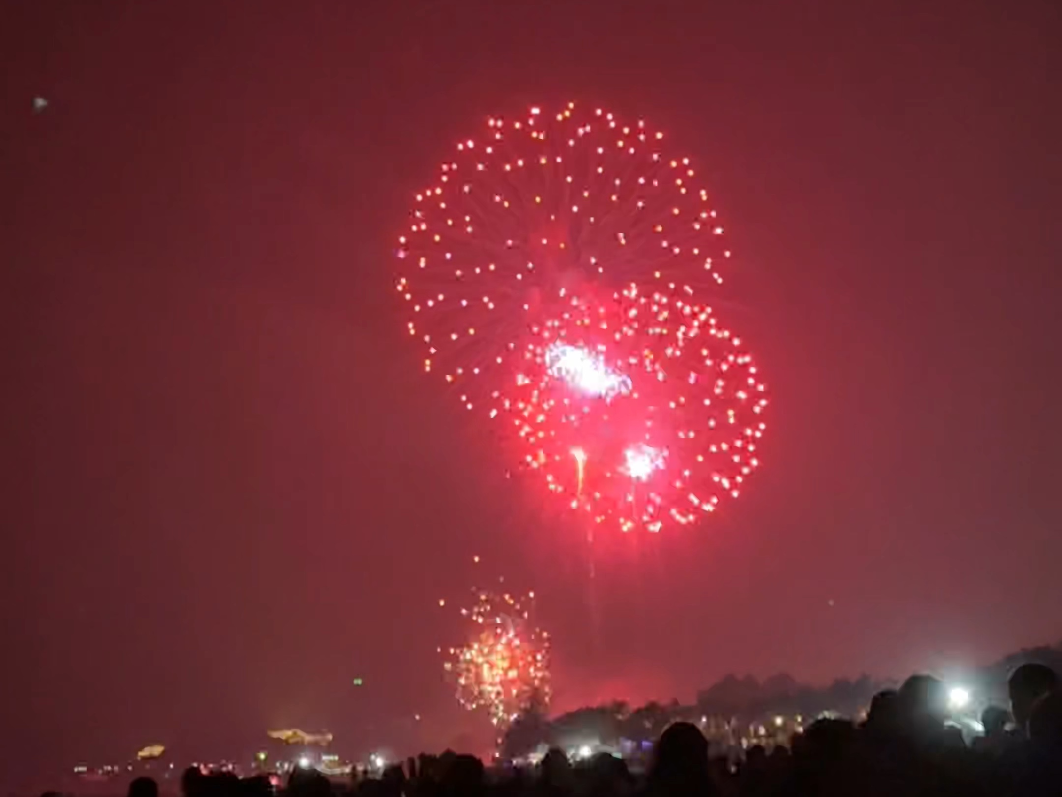 厦门金门两岸烟花秀