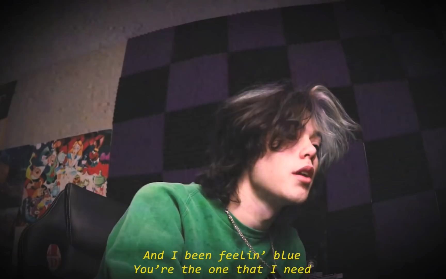 鬼马创作歌手 347aidan《dancing in my room》78中字_哔哩哔哩