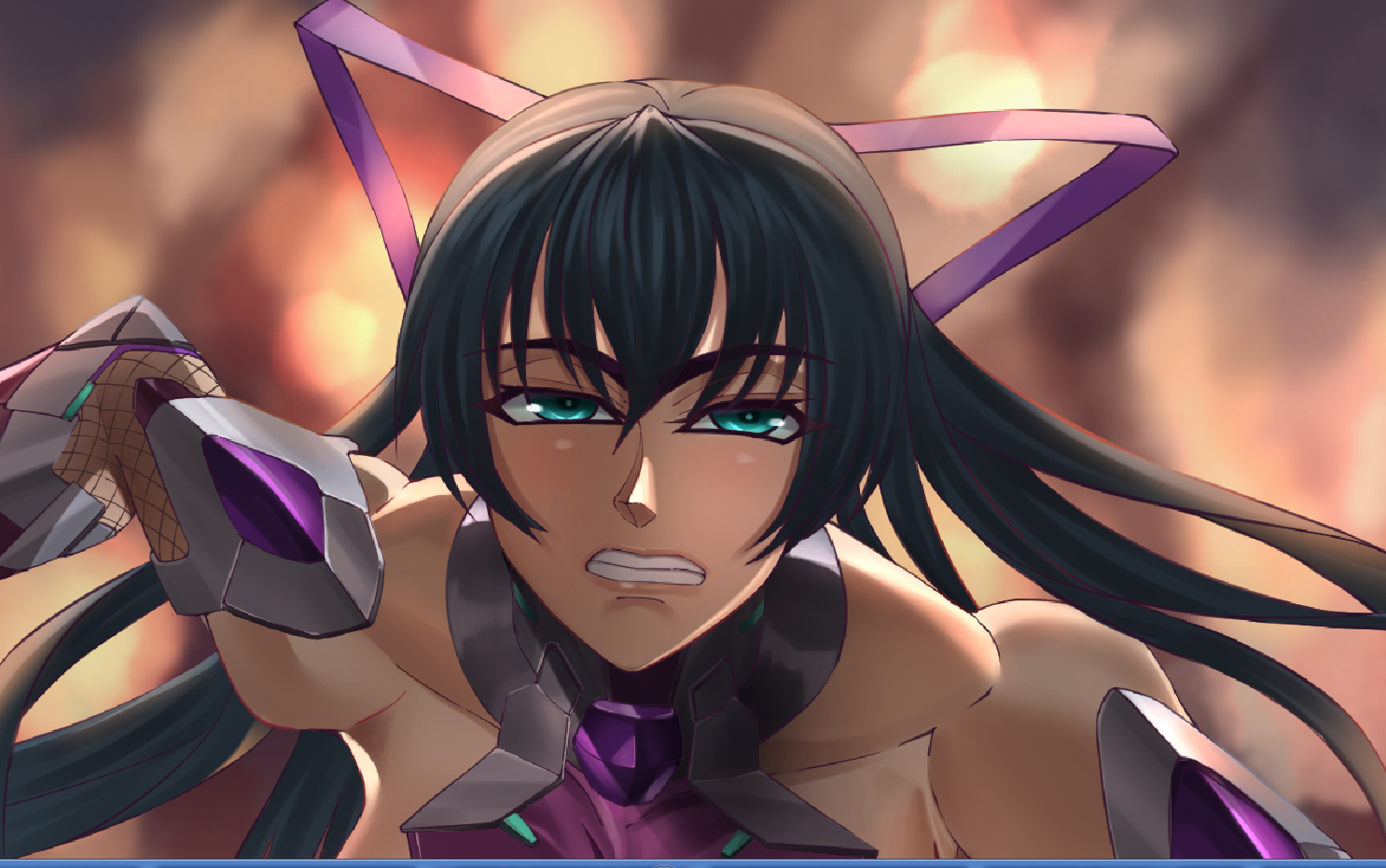 对魔忍无刀阿莎姬绘制过程(部分)