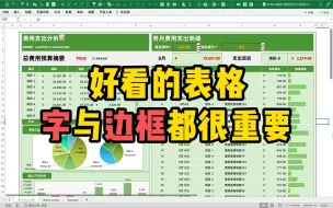 Download Video: 好看的表格资料，字与边框都很重要！！！