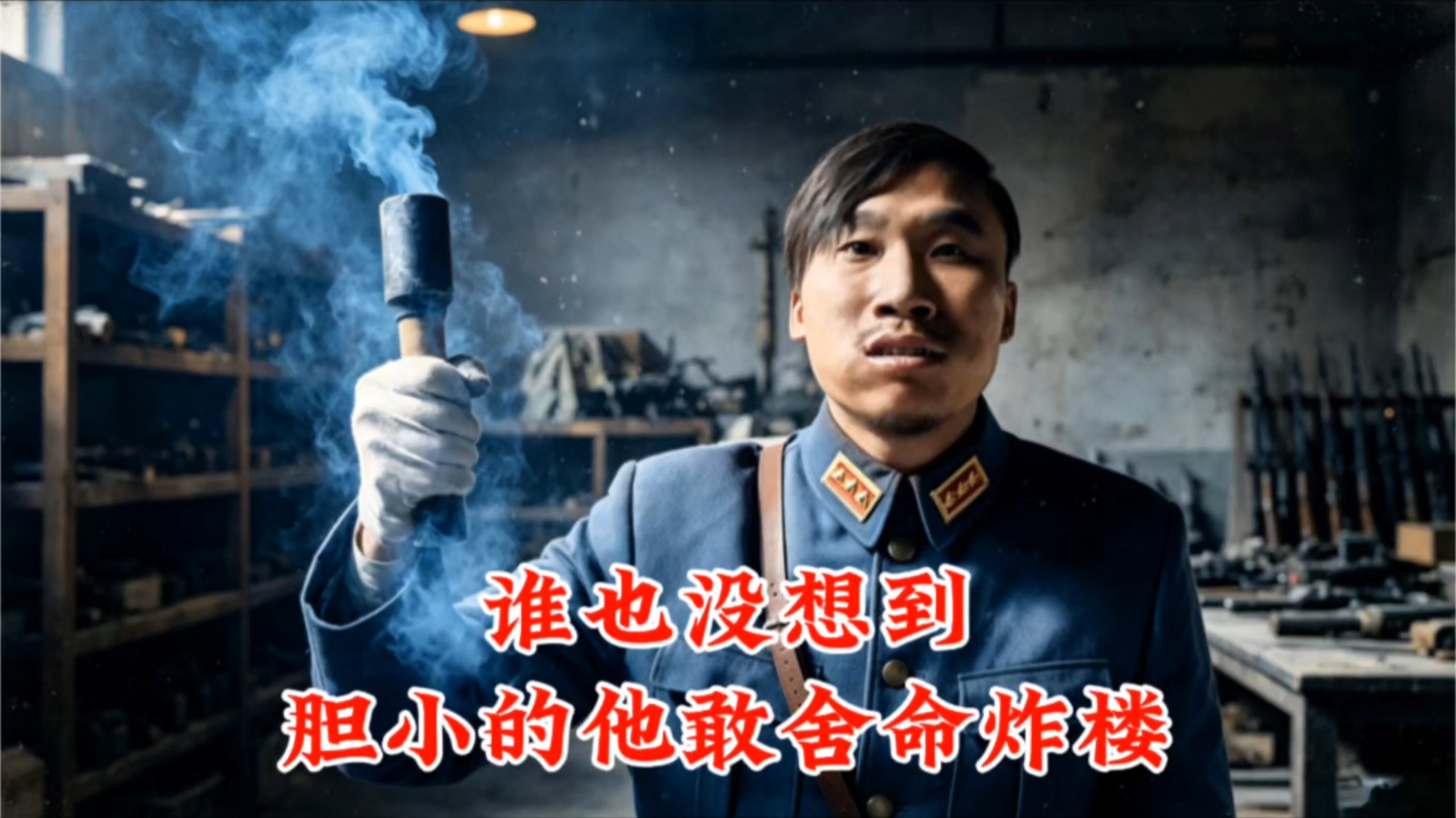 谁也没想到胆小的他敢舍命炸楼#致敬英雄#铭记历史吾辈当自强