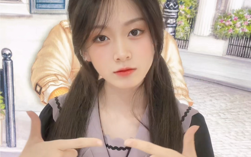 超甜超长双马尾的高中学妹