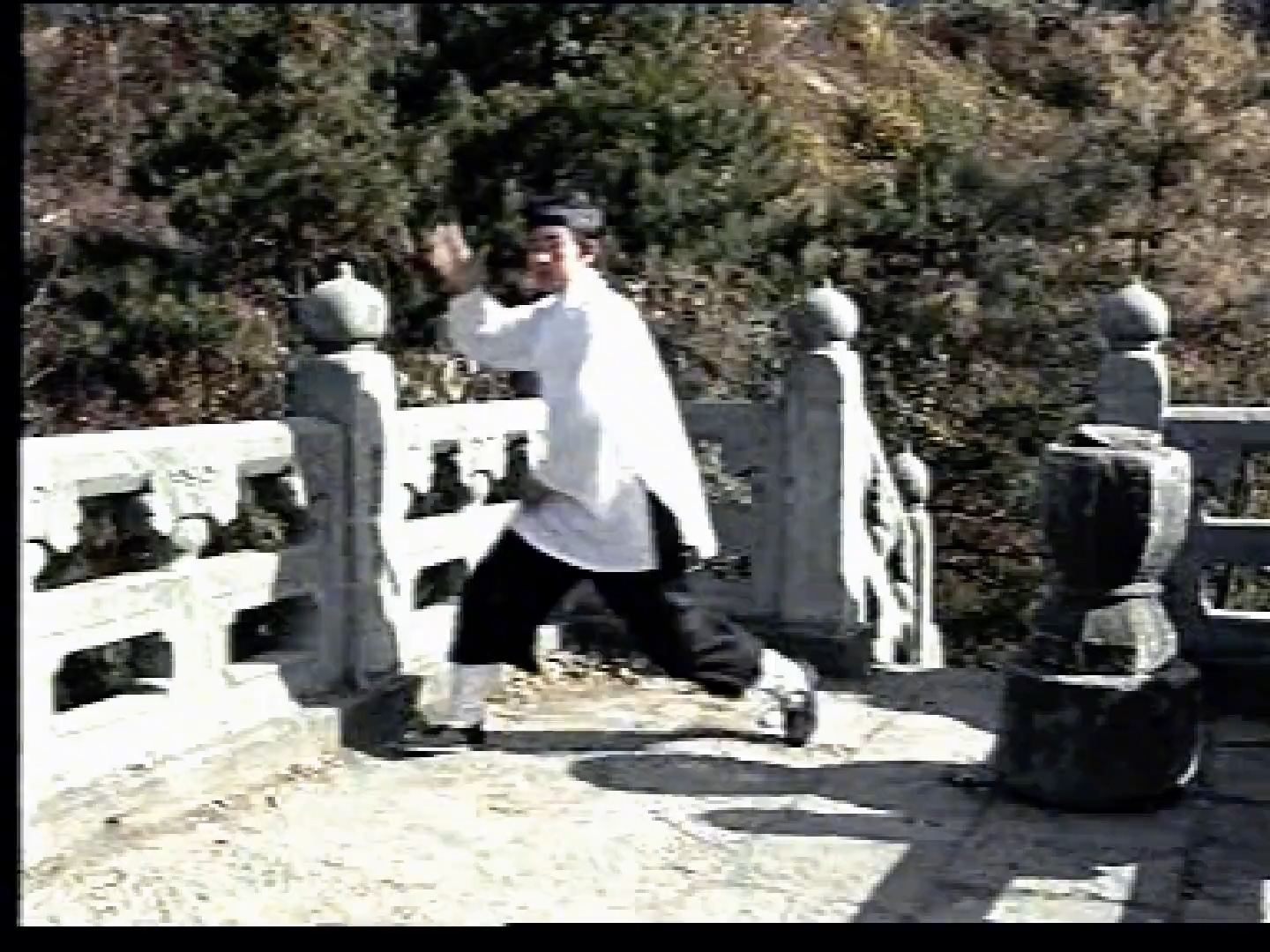 武当玄武派第十四代掌门人珍贵历史影像,亲授弟子武当八卦掌#道系青年