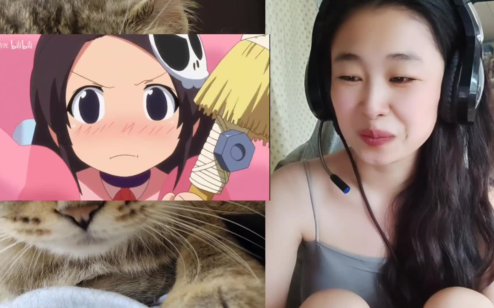 【只有神知道的世界reaction】傲娇金发双马尾!
