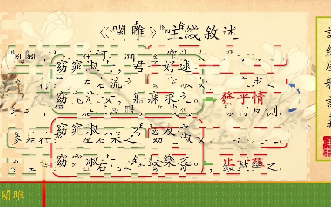 [图]诗经18讲：04 周南 关雎（礼乐相依）