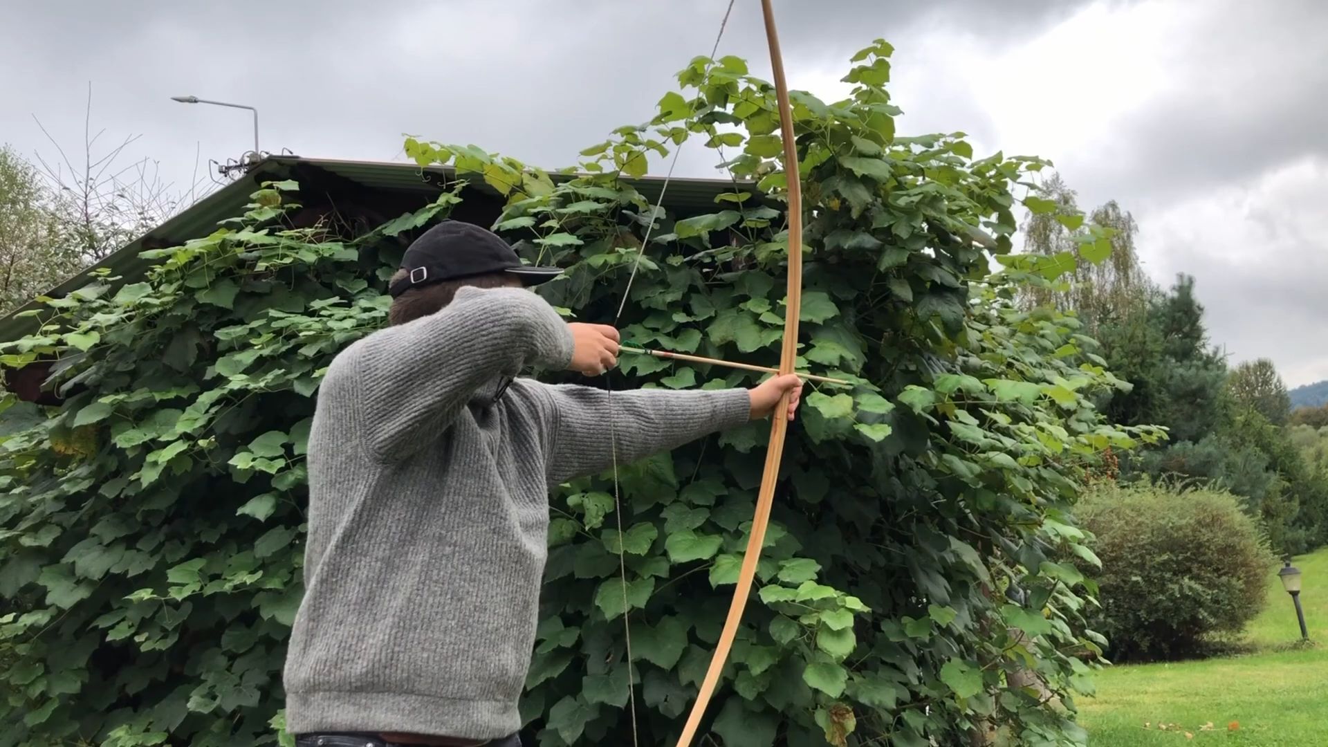 榆木长弓制作图片