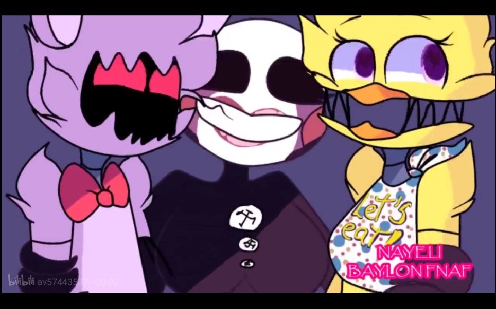 【fnaf meme】smile meme animation puppet fnaf(zip搬运)