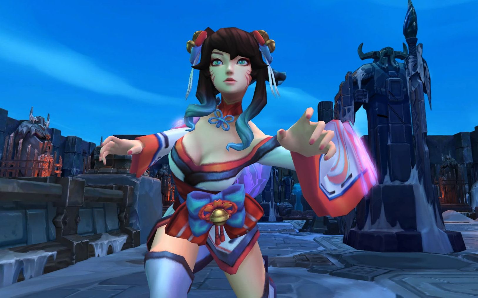 活动  阿狸这跑步的姿势有点奔放.灵魂莲华 樱灿之时3d皮肤鉴赏