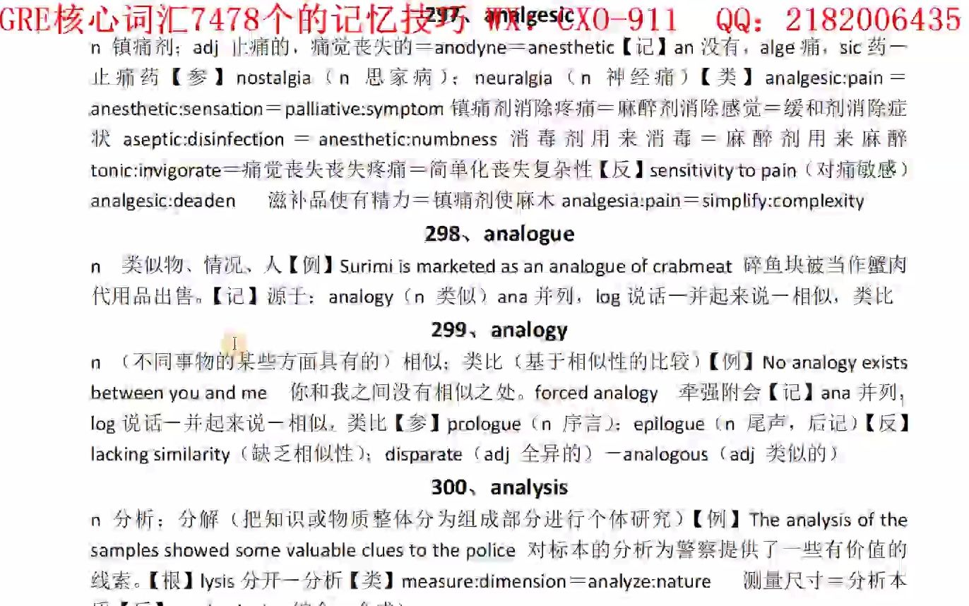 [图]GRE核心词汇7478个的记忆技巧