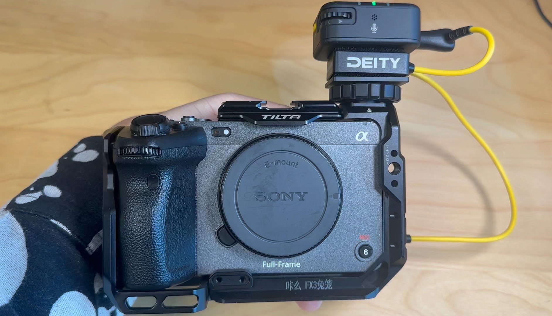 deity tc1 时间码线 c23适配sony fx3/fx30/a7s3/a1 同步 or c23-se