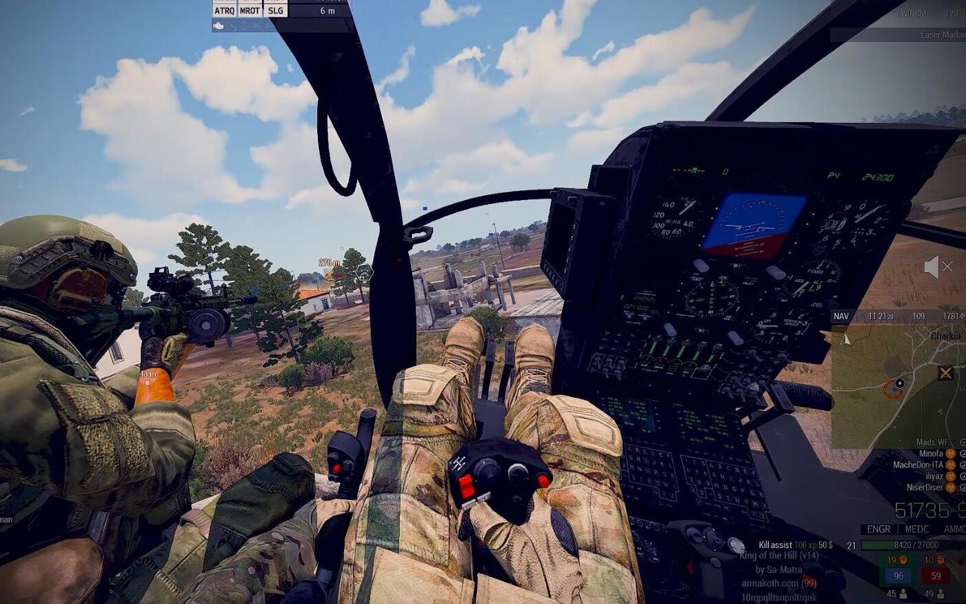 Arma3武装突袭3直升机外服战术降落(头瞄)哔哩哔哩bilibili