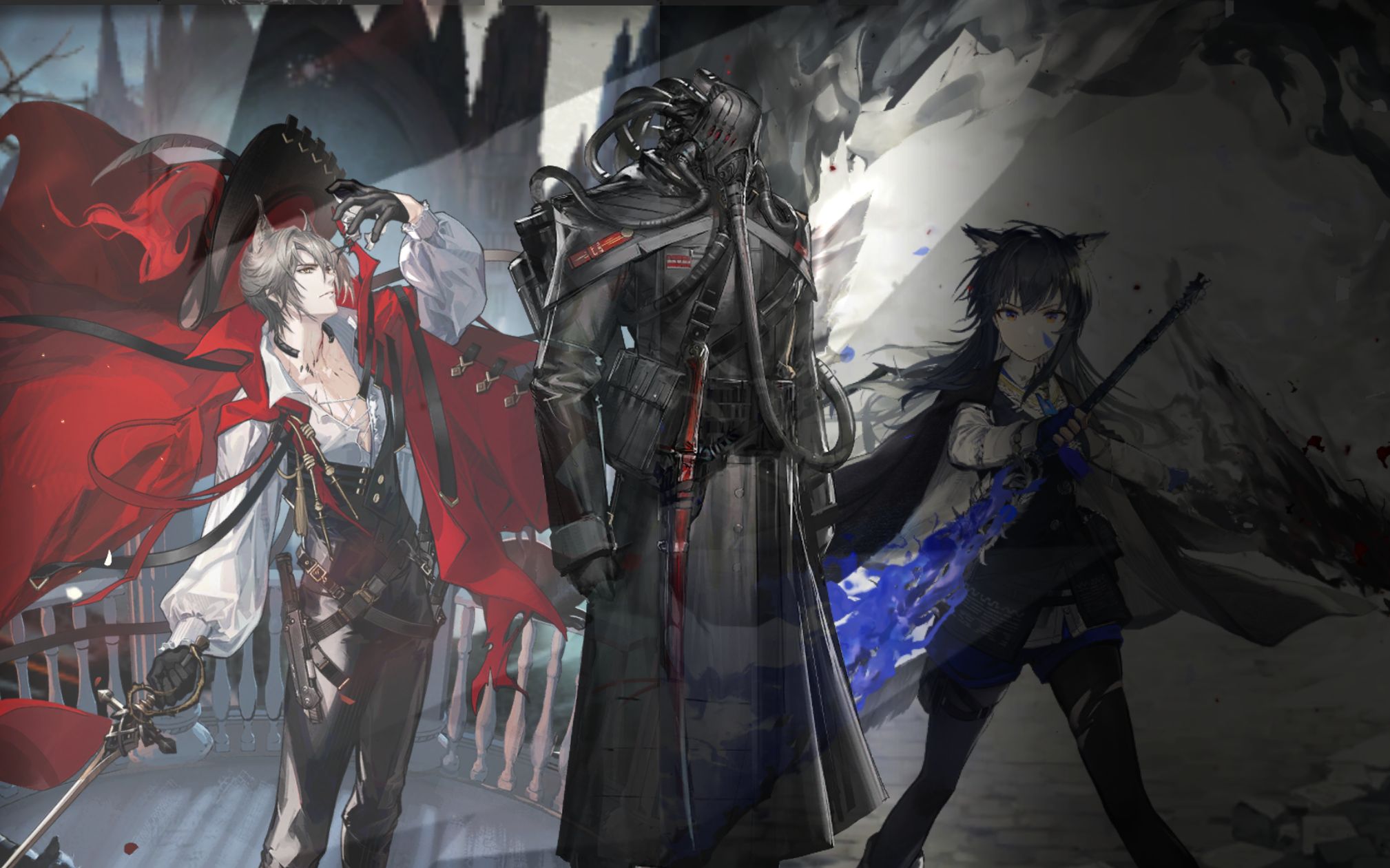 【明日方舟】双处决者 wd-ex-8 傀影有一副面具,翼德有两把刀