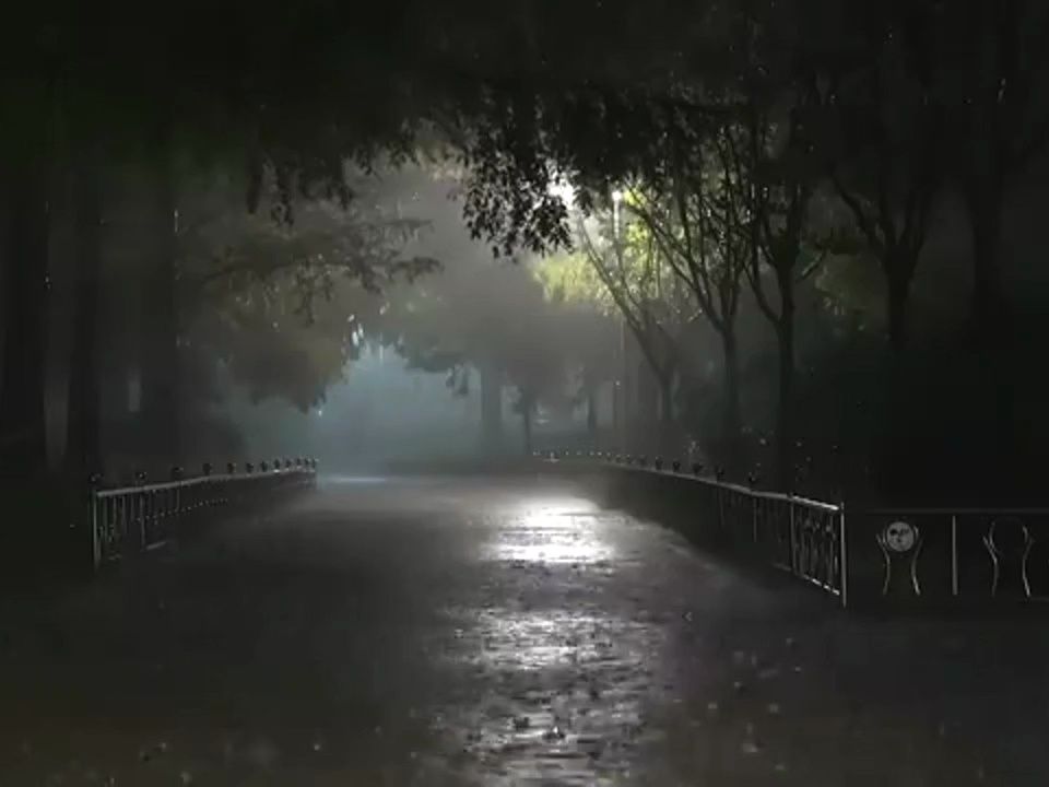 夜晚 暴雨 雨声 睡眠 助眠 白噪音 学习哔哩哔哩bilibili