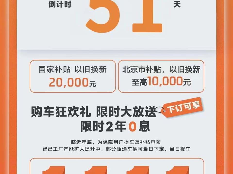 今年购车补贴倒记时(2021 购车补贴)