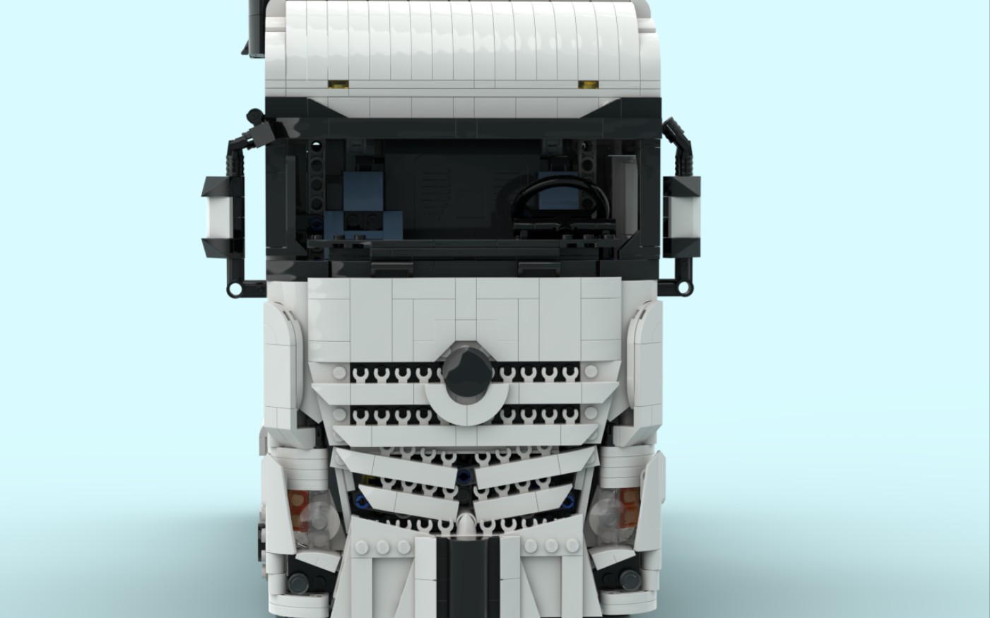 Lego Moc benz Mercedes actros4163奔驰卡车(图片版)哔哩哔哩bilibili