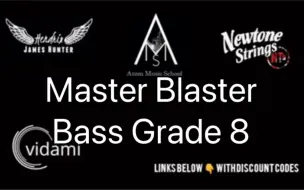 Télécharger la video: #RockSchool #贝斯动态谱 #贝斯考级 8级#MasterBlaster#贝斯教学 #重庆贝斯教学培训#Rsl (含伴奏）