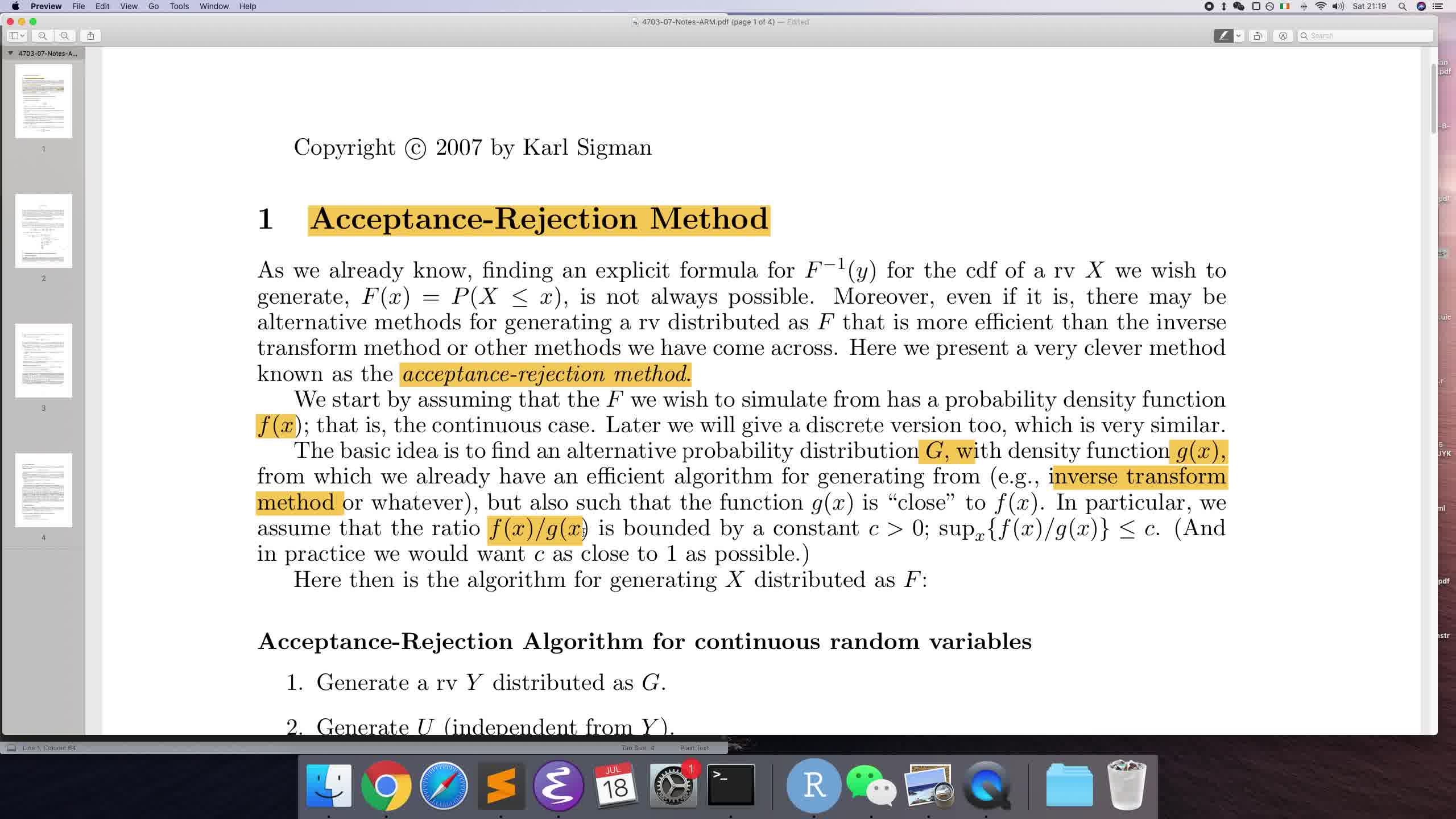 AcceptanceRejection Method 生成正态分布随机数 (R语言)哔哩哔哩bilibili