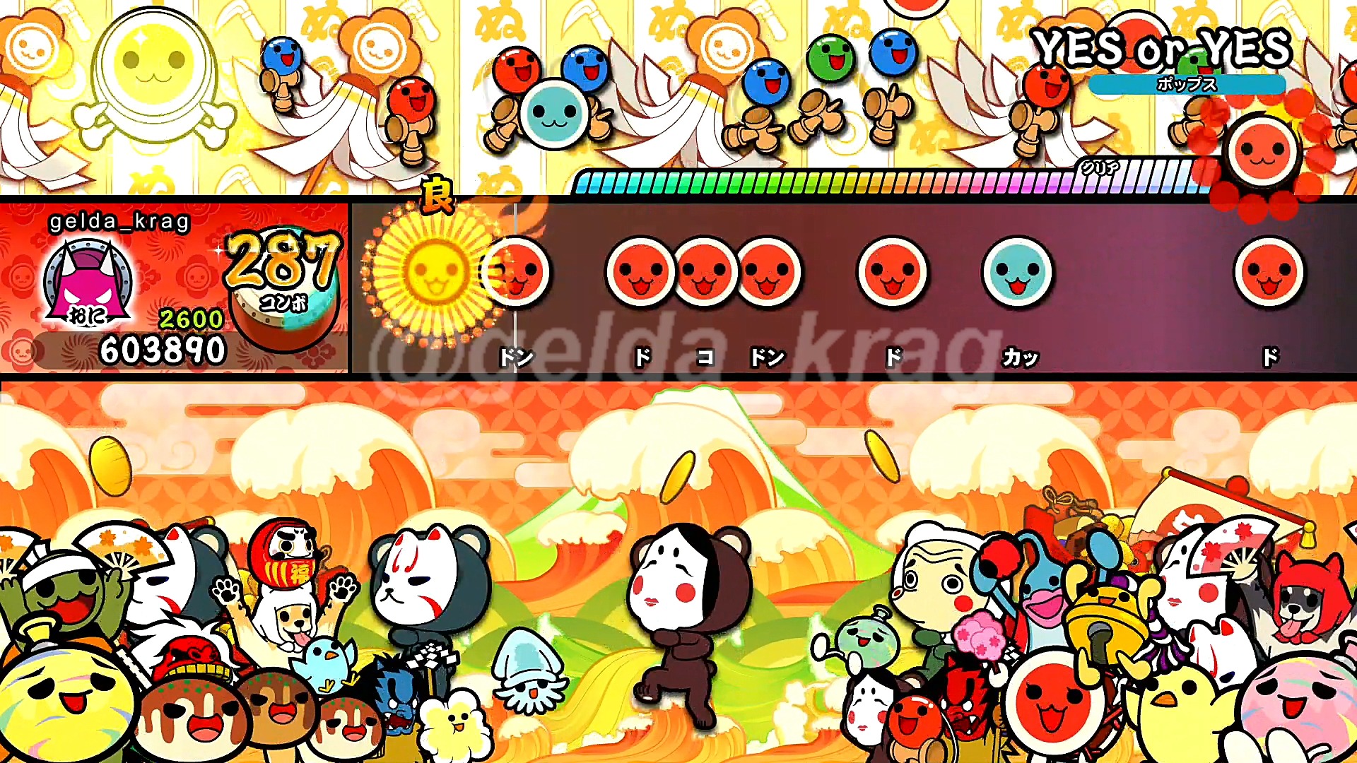 【太鼓达人ns1】yes or yes 全良