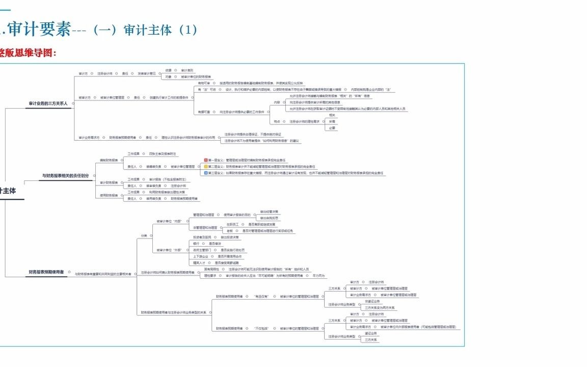 2021CPA审计第一章审计主体哔哩哔哩bilibili