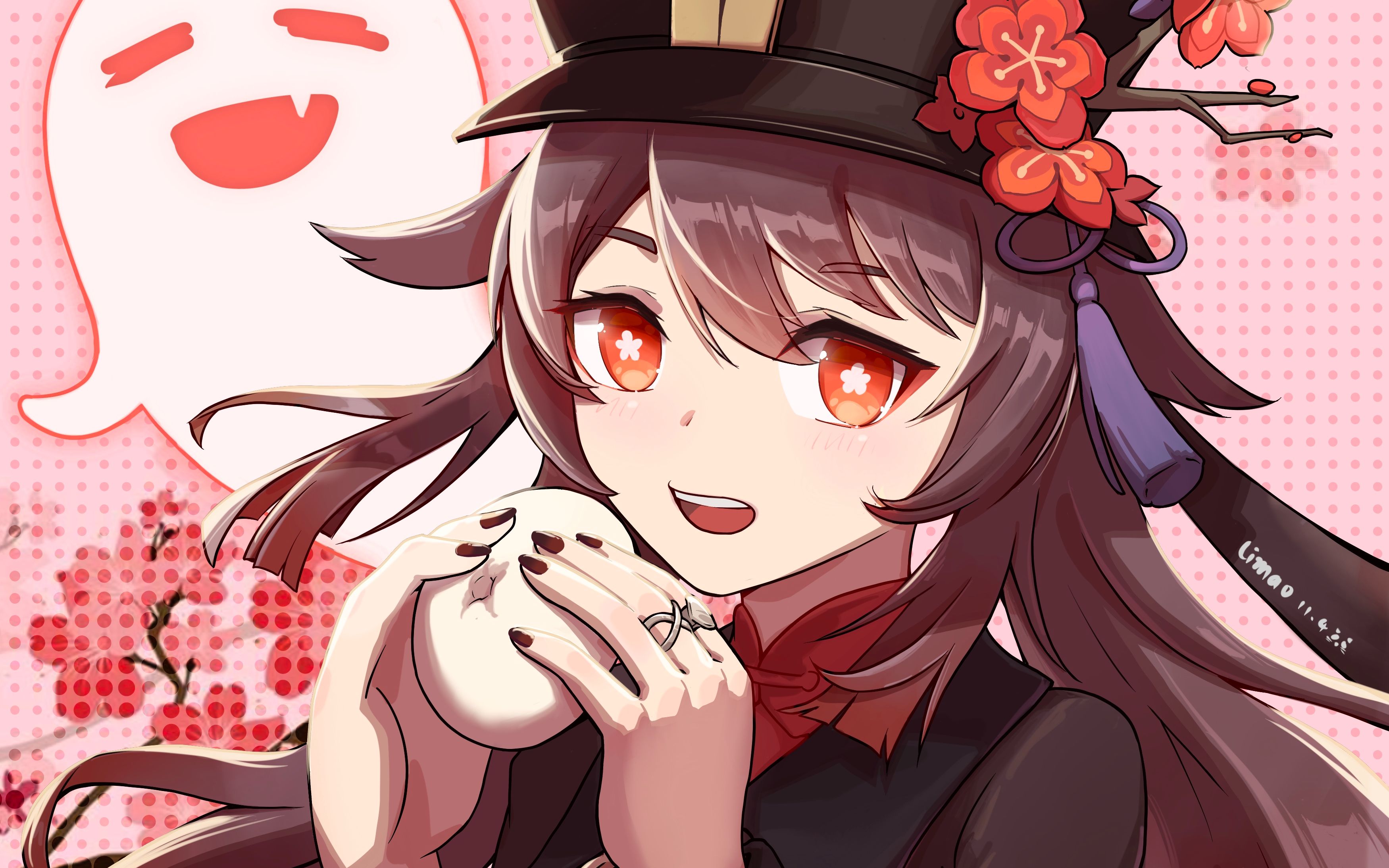 摸一只在吃早餐的胡桃