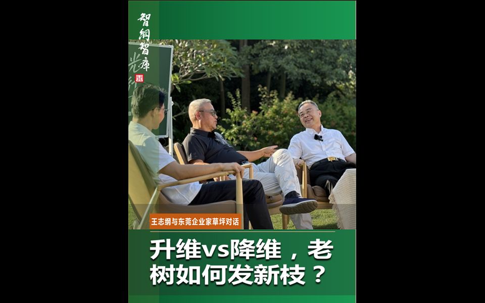 王志纲对话东莞企业家:升维VS降维,老树如何发新枝?哔哩哔哩bilibili