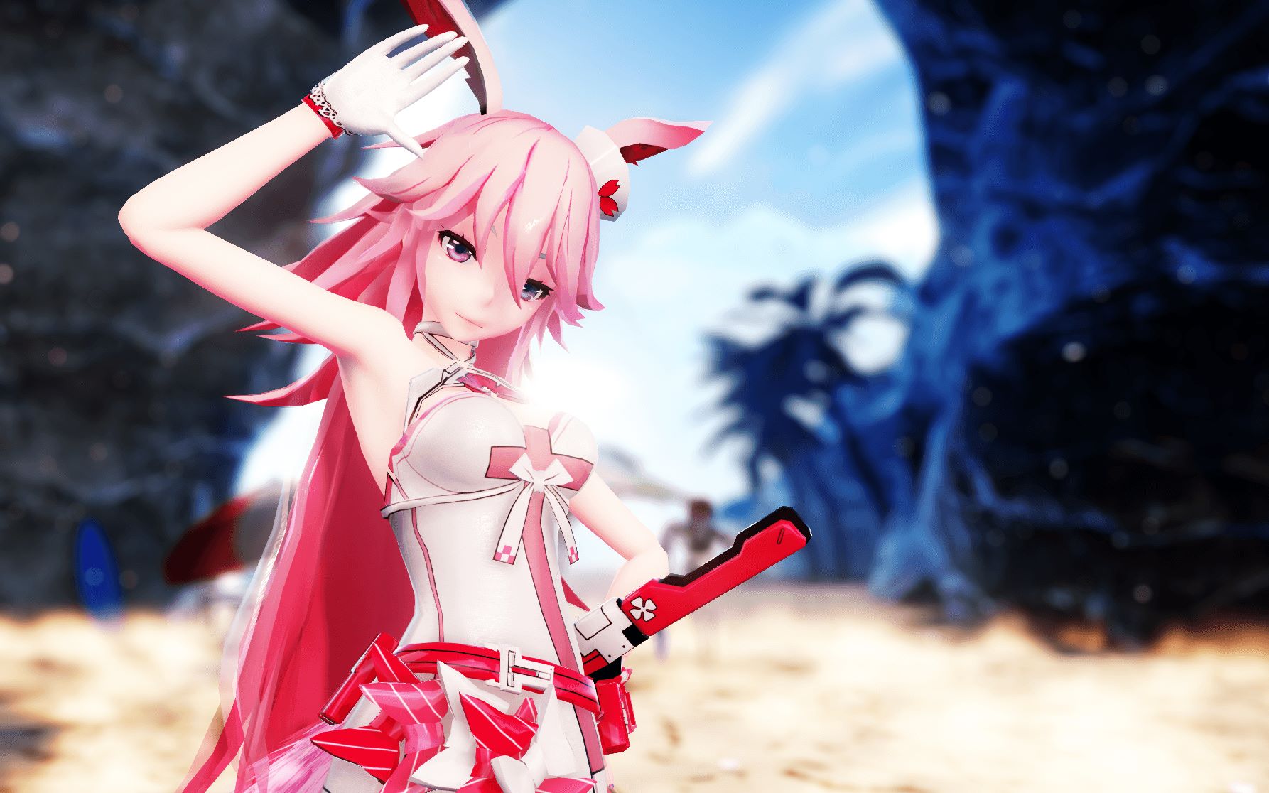 崩坏3mmd八重樱舰长这个夏天请一直陪着我好吗恋爱デコレート