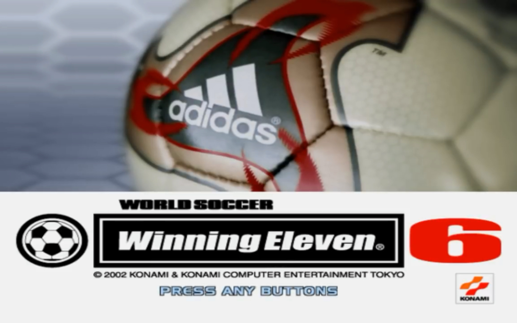 [图]经典PS2游戏片头欣赏：实况世界足球6 WORLD SOCCER WINNING ELEVEN 6 #实况足球 #世界杯 #足球 #怀旧游戏 #8090经典怀旧