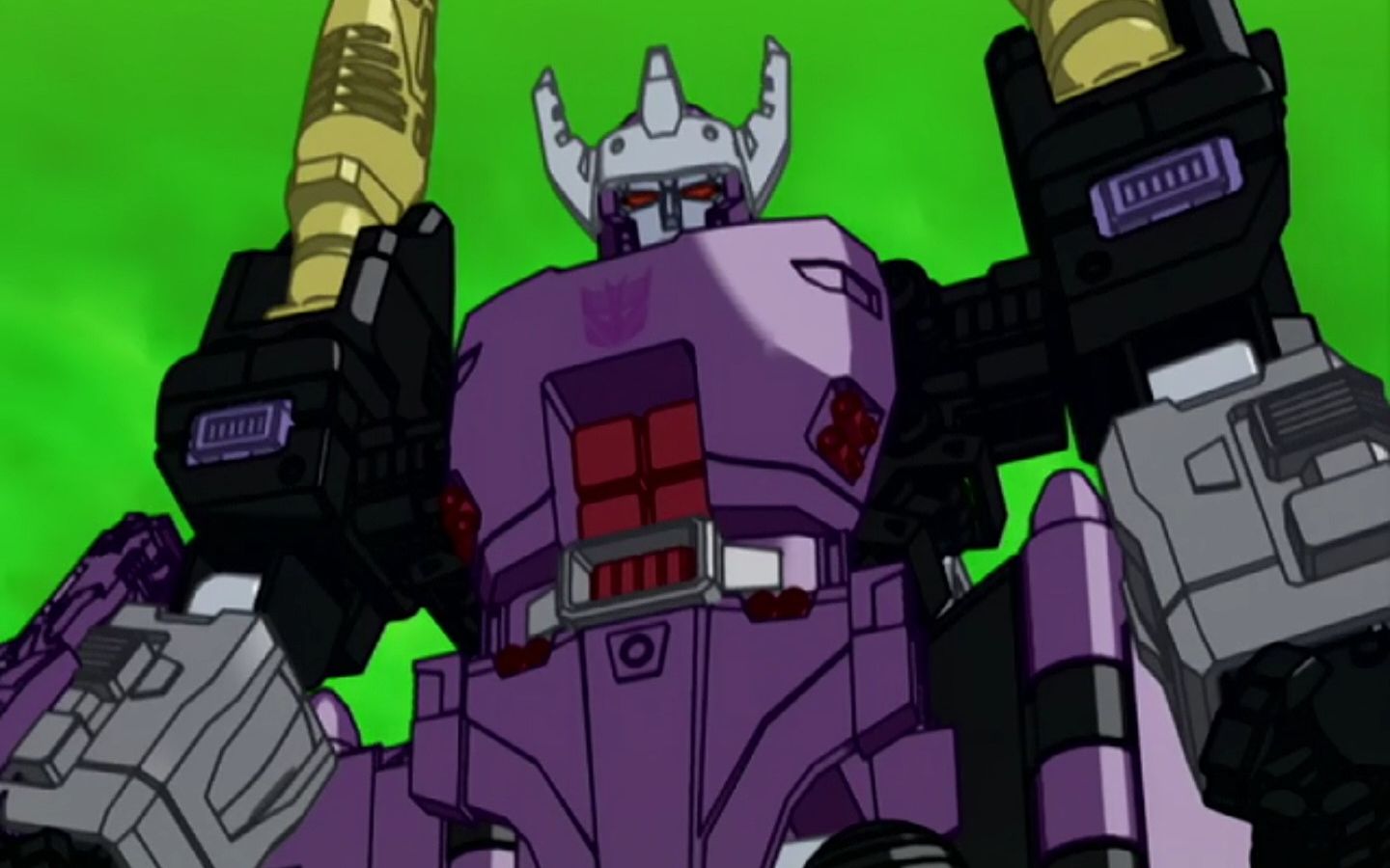 威震天进化为惊破天 三大组合金刚现身 变形金刚 能量晶体 第四十一集