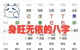 Download Video: 身旺无依的八字有何特点？