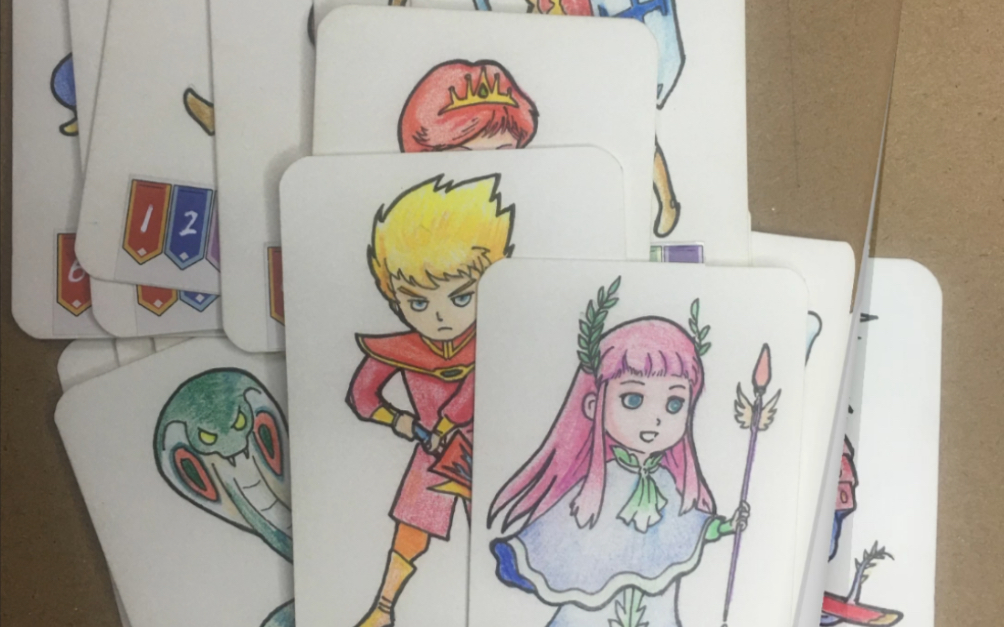 手绘卡牌桌游