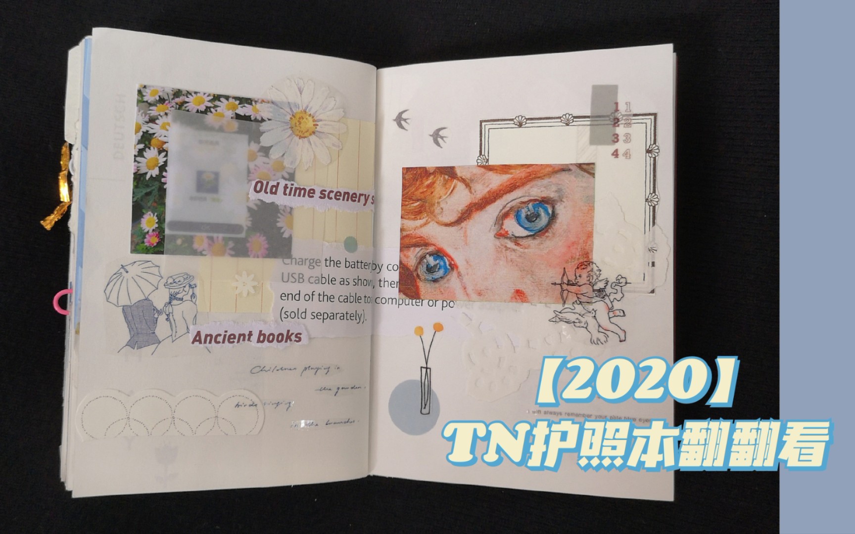 *碎糖* | TN护照本翻翻看(2020)| 被揉皱的玻璃纸哔哩哔哩bilibili