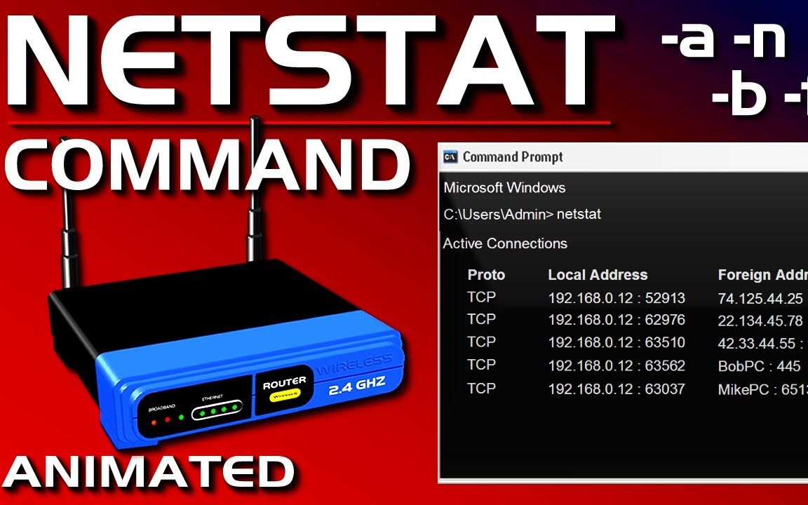 【搬运】动画详解netstat命令该如何使用?| NETSTAT Command Explained哔哩哔哩bilibili