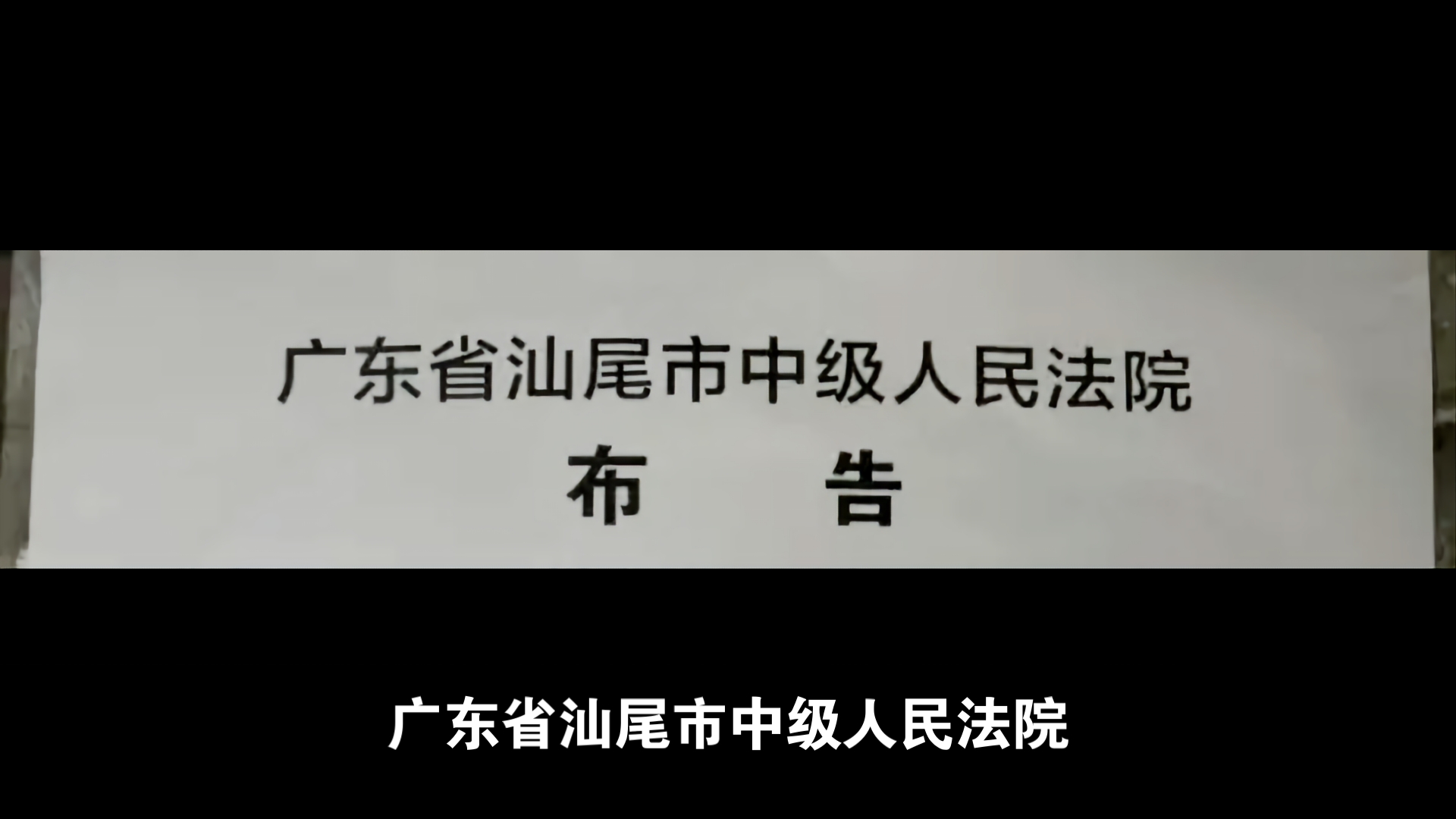 2024年9月13日汕尾怀旧布告:陈镇权哔哩哔哩bilibili