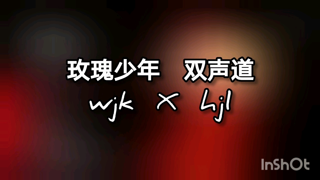 【wjk X hjl】|玫瑰少年哔哩哔哩bilibili