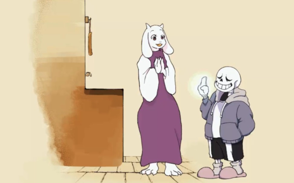 【传说之下/动画】Sans&Toriel哔哩哔哩bilibili